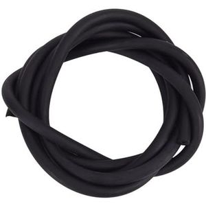 Latex rubberen elastische slang 3 meter veelkleurig meerdere maten(Black,ID2 x OD4mm)