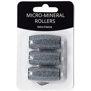 Own Harmony Extra grove navulrollers, 3 stuks, voor elektrische eeltverwijderaar CR900, voetverzorging voor gezonde voeten, pedicurevijlgereedschap, set van 3 navullingen, extra grove vervangende rollers, voor mannen