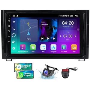 Android 13 Autoradio 9 Duim Touch Display Voor Toyota Sequoia 2014-2018 Met Draadloze Carplay Android Auto/GPS/FM RDS DAB+/Buletooth 5.0/Bediening op het stuur + Camera en DVR(NF-2)