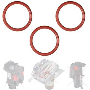 Afdichting, O-ringen, compatibel met Delonghi EABI EAM ECA ECAM ESAM EPAM ETAM AEG Philips voor de zeteenheid, zetgroep, drukzuiger, plunjer en thermoblock, verwarming, door Snapworld-Kaffee D06 (3x)