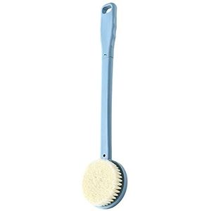 Perfect Flower Doucheborstel, rugborstel, douche-badborstel met lange steel, badborstel met zeer zachte borstels, doucheborstel, rugborstel, dubbelzijdige borstel