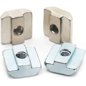 T-gleufmoer, 10 stuks T-moer schuifmoer for 2020 3030 4040 4545 aluminium extrusieprofielen(2020-M3)