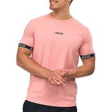 INDICODE JEANS Shirt 'Lutzy'  pink / zwart