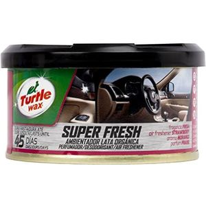Car Air Freshener Turtle Wax Super Fresh Tin Strawberry