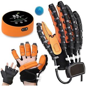 Robot Handschoen voor Hand Revalidatie - Slimme Rehabilitatie Handschoen met Spiegeltherapie voor Beroerte, Halfzijdige Verlamming, Thuisbehandeling, Trainingsmodi (Kies Linker/Rechterhand)