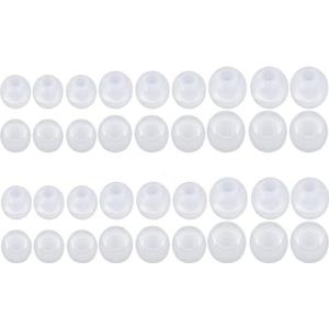36Pcs Oordopjes Tips Oortelefoon Tips Klein/Medium/Groot voor in Ear Hoofdtelefoon