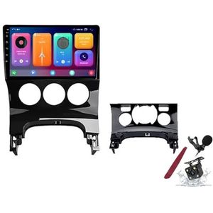 Android 15 Autoradio Sat Navi voor P-eugeot 3008(2009-2015) 9 Inch Touchscreen Multimedia Speler met Draadloze Carplay GPS Navigatie FM RDS Bluetooth 5G-WiFi SWC DSP,M120s