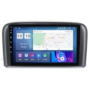 9"" Touch Car Stereo Radio DAB Head Unit GPS Navigatie voor Volvo S80 1998-2006 Android 12 Autoradio Ingebouwde CarAutoPlay Achteruitrijcamera Ondersteuning DSP Bluetooth USB android auto (Size : 8Cor