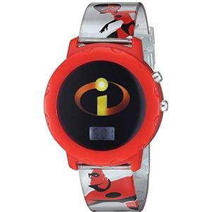 Disney Jongen Digitale Analoog-Quartz Horloge met Plastic Band INM4001, riem