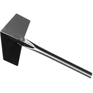 Cementtroffel, RVS Gipsplaat Hoek Troffel Muurplamuur Modder Gladmaken Bouw Intern en Exterieur Gereedschap(Positive Angle,L)