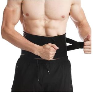 Rugcorrectie, Lendensteunbrace Verstelbare taille decompressieband Ademende rugbrace Dubbele rugsteunband(L)