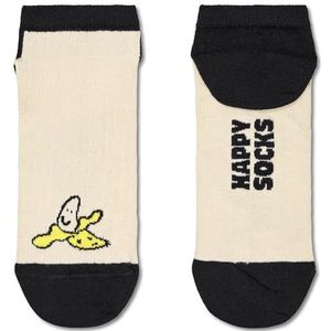 HAPPY SOCKS Banana Low Sok Sneaker Sok Bananen Grappige Sokken, Meerkleurig, 4146 EU