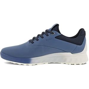 ECCO Heren S-Three Gore-tex waterdichte golfschoen, Retro Blauw Wit Marine, 45 EU