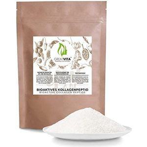 GreatVita - Bioactief Collageenpoeder - 800 g - Premium Kwaliteit - Smaakneutraal - Zonder Toevoegingen