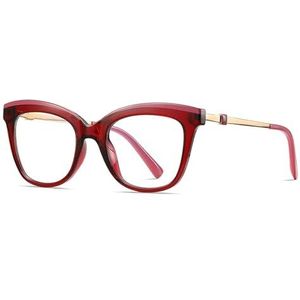 Nepbrillen, Cat's Eye Brilmonturen Multicolor(Red)