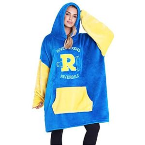 Riverdale Oversized deken Hoodie Fleece Snuggle Hoodie Blauw voor Womens Geschenken, Blauw, Eén maat
