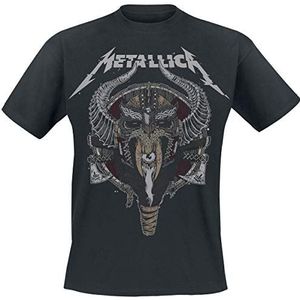 Metallica Viking T-Shirt Zwart, Zwart, L