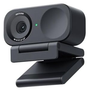 Insta360 Link 2C Standard Bundle Graphite Black - 4K webcam voor pc/Mac, 1/2"" sensor, Auto Framing, HDR, AI ruisonderdrukkende microfoon, gebarenbesturing voor streaming