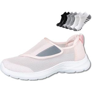 Diabetisch Beschermend Schoeisel Voor Dames En Heren,Ideaal Na Een Operatie(Pink,44 EU)