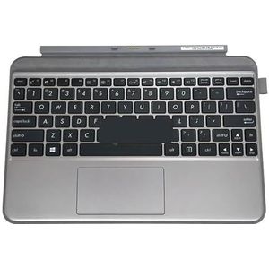 US UK toetsenbord topcase palmrest voor Asus voor Transformer voor Mini T102HA voor QWERTY toetsenborden zilveren hoes 0KNB1-00A4US00(US sliver)