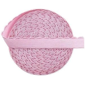 Pluche beha-band elastische band 3/8 1/2 5/8 10mm 15mm nylon schoudertape lingerie ondergoed naaien trim 2 5 10 yard-Rose roze-13mm-10 yards