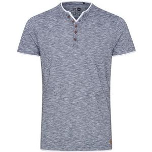 Solid - Digos - T-shirt - Blauw - Korte Mouwen - Regular Fit