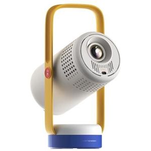 XGIMI Vibe One Slimme Draagbare 1080P Beamer, Mini Projector, GTV met Gelicentieerde Netflix, Sound by JBL, Ingebouwde Batterij, Autofocus Automatische Trapeziumfoutcorrectie(Blauwe vonk)