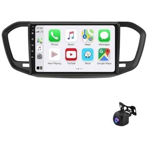 Android 12 Auto Bluetooth Radio 9 Inch Touch Screen Auto Radio Spelers voor Lada Vesta 2023 met Navi GPS autoradio Ondersteunt 4G WiFi USB Stuurbediening Mirror Link RDS (Color : XY4 4Core 2+32G)