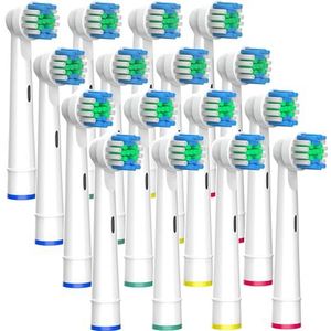 Beladent Opzetborstels compatibel met Oral B elektrische tandenborstels, 16 stuks