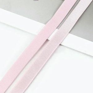 10/20Meters 6mm-25mm Nylon Elastische Banden Voor Bh-bandjes Rubberen Band Webbing Schouderband DIY Kledingdecoratie Naai Accessoires-Roze-20mm-20Meters