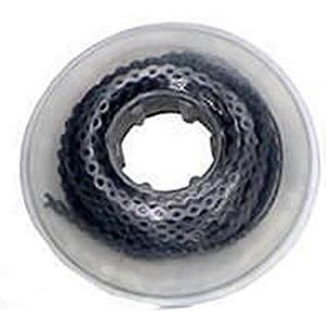 Bomaoer Orthodontische elastische ketting voor bretels spoel power chain continu 10 maten (grijs)
