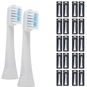 20 x Megasonex borstelkoppen flat medium