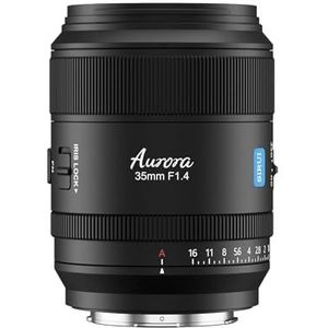 SIRUI Aurora 35mm F1.4 Full Frame Autofocus Lens, Groothoek Prime Lens voor L Mount Camera's S1, S5, S1R, S1H, FP, FP-L, Zwart