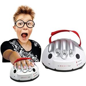 Lie Detector, liar game Electric Finger Reclining Detector Funny Finger Kick Roulette Lie Detector Electric Shock Game met 2 Mode Safe Power, Safe and Fun, Party Game Machine