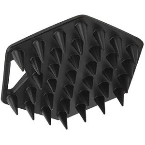 Baard Exfoliating Brush, Beard Scrubber Brush Verwijder Dode Huidcellen voor Dagelijks Gebruik voor Mannen (Zwart)