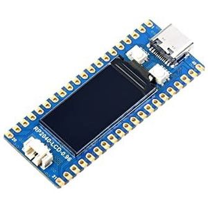 Waveshare RP2040 MCU Board met 0,96 inch lcd-display, gebaseerd op Raspberry Pi RP2040 chip, Dual Core arm processor, compatibel met de meeste Raspberry Pi Pico extra modules