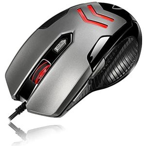 Adesso iMouse X1, de multi-color 6-knops gamingmuis (rood)