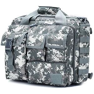 Tactische Camouflage Laptop Range Bag Gear Outdoor Sport Wandelen Draagtas Pouch, Acu Digitaal, Medium