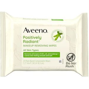 Aveeno Positively Radiant Make-up Removing Wipes, 25 Count by Aveeno