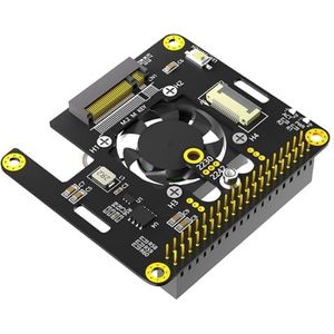 PLCPDM Korte Korte NVME aan PCIe-Uitbreidingskaart met Ventilator LEIDENE Lichte NVME-Uitbreidingskaart voor Computers