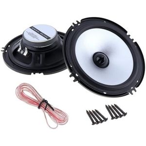 Tweeter auto Tweeters voor auto 2 stuks 6,5 inch 60W 80Hz-20KHz autoluidsprekers voor auto's, hifi-audio, volledig frequentiebereik, hoge toonhoogte luidsprekers