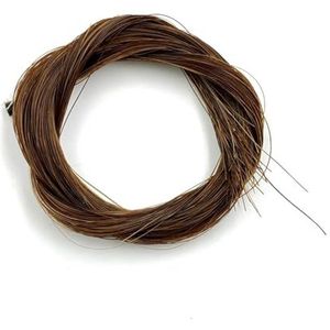 Viool Onderdelen 1 Bos Van 7 G Zwart-witte Paardenstaart Siberische Mannelijke Paardenstaart Vioolstrijkstokhaar 85-103 Cm(Brown-A 103cm)