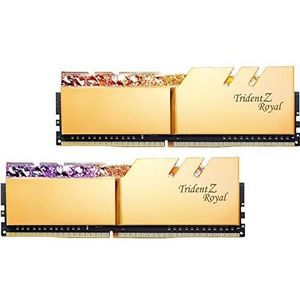 G.SKILL 16 GB (2 x 8 GB) Trident Z Royal Serie DDR4 PC4-28800 3600 MHz 288-Pin Desktop Geheugen Model F4-3600C14D-16GTRGB