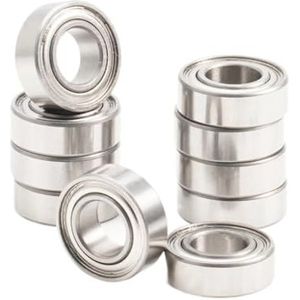 MR126 ZZ lager 6 x 12 x 4 mm 10 stuks MR126ZZ MR126RS Handstuk lagers voor High Speed Video-kaart voor Motor (SMR126zz roestvrij staal)
