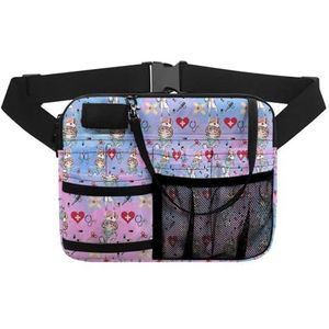 Verpleegster heuptasje verstelbare taille riem heuptasjes voor vrouwen taille zakje stethoscopen duurzame noodbenodigdheden verpleging organisator riemzakken. voor arts, verpleegkundige, Kbc456bz41,