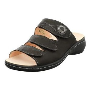 Think! - CAMILLA - Gezondheidsslippers - Zwart - Glad Leer/Effektleer