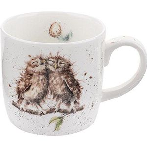 Portmeirion Home & Gifts Wrendale Designs Mok van fijn beenderporselein, veervogels