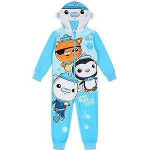 Octonauts Jongens Fleece Slaappak Blauw Kids Onesie, Blauw, 3-4 jaar