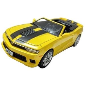 1:43 for Chevrolet Camaro 2014 Legering Model Auto Miniatuur Voertuig Collectible Toy Car Gift Geel