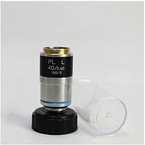 Smicroscoop Accessoires Voor Volwassenen Microscoop Plan Achromatische Objectieve Lens Lange Werkafstand 5X 20X 50X 80X 100X Microscoop (Vergroting: 40X)